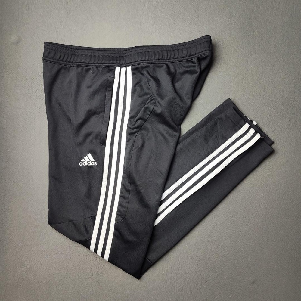 Adidas Pants Womens Large Black Tiro 19 Tapered Soccer Training Ankle Zip D95957